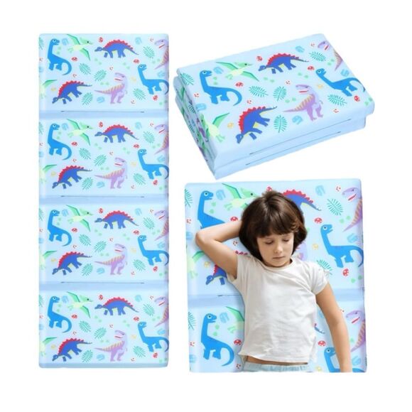 NEW Dinosaur Toddler Child Padded Folding Nap Mat Pad 52"x20"x1" - Picture 1 of 3